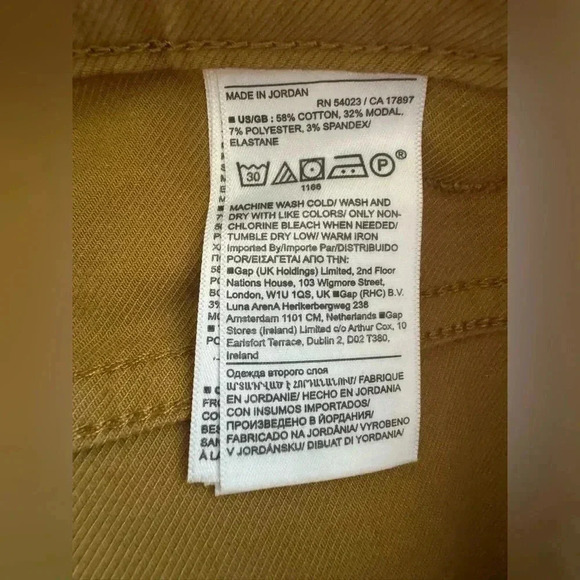 Banana Republic Slim Traveler Pant Ochre Yellow - Picture 14 of 16